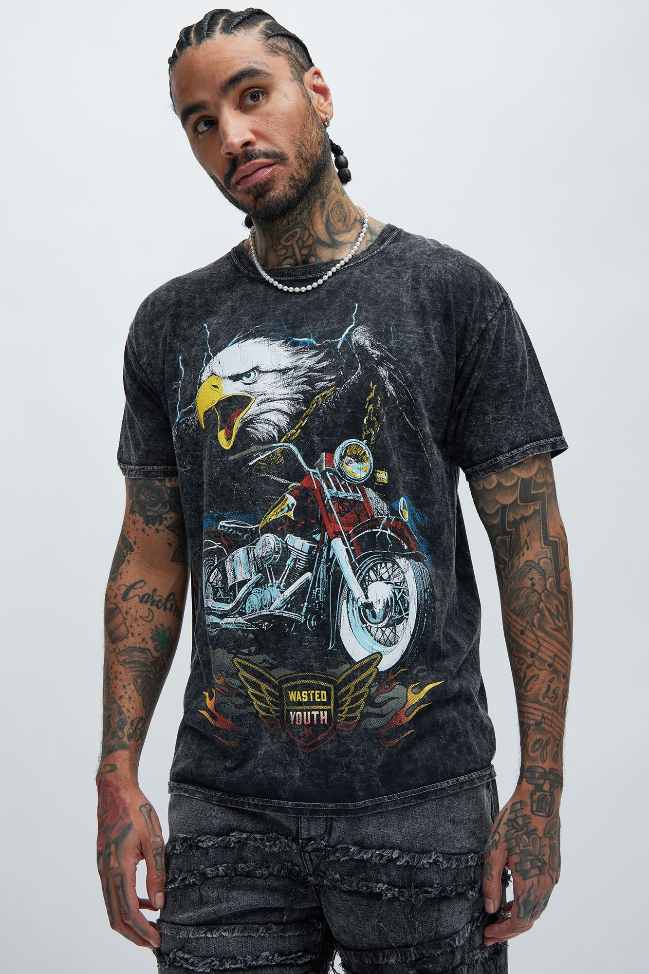 Forever Free Short Sleeve Tee - Black sold by Fashion Nova