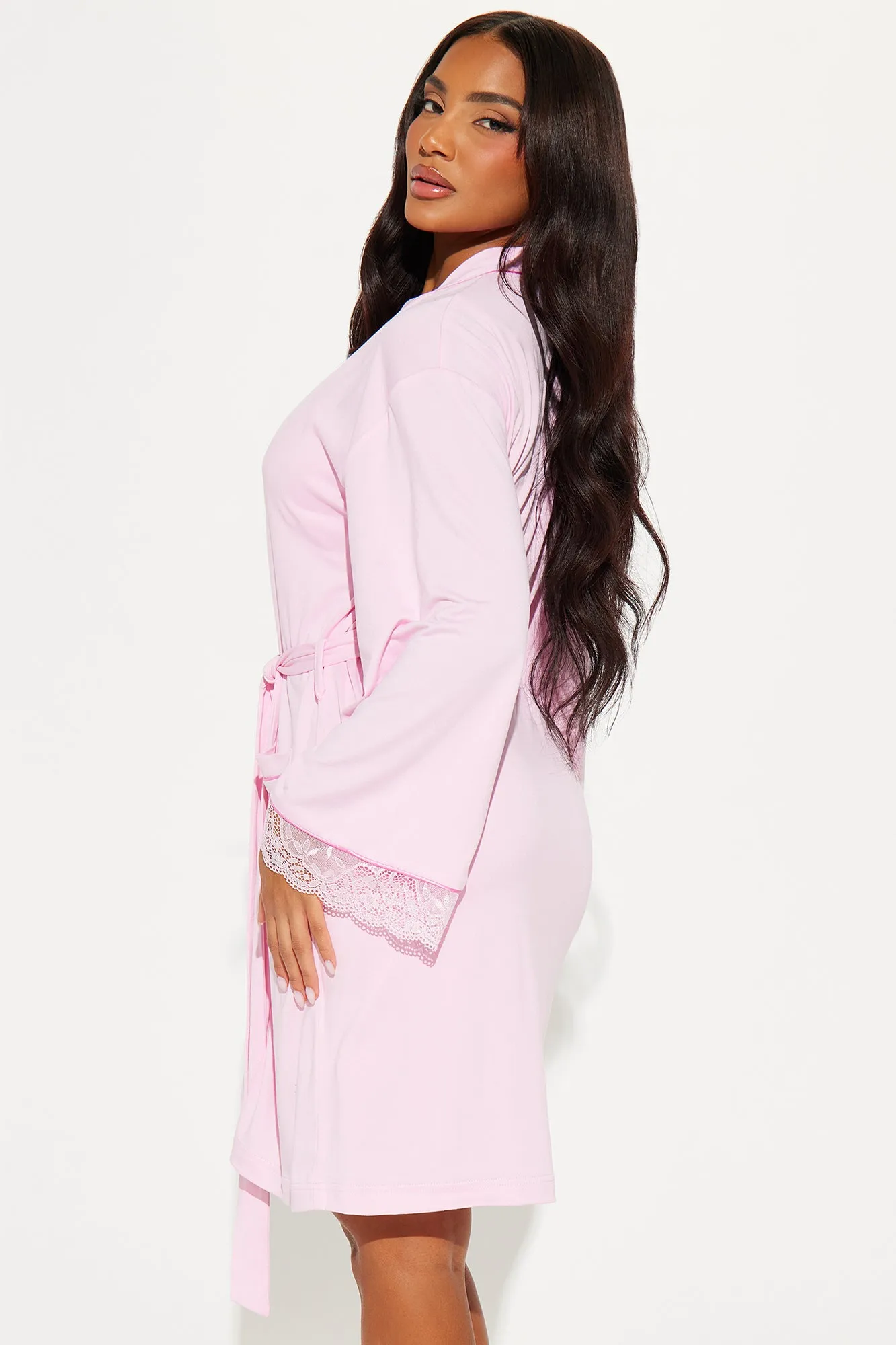 Just Dream PJ Robe Set - Pink sold by Fashion Nova product image thumbnail 4