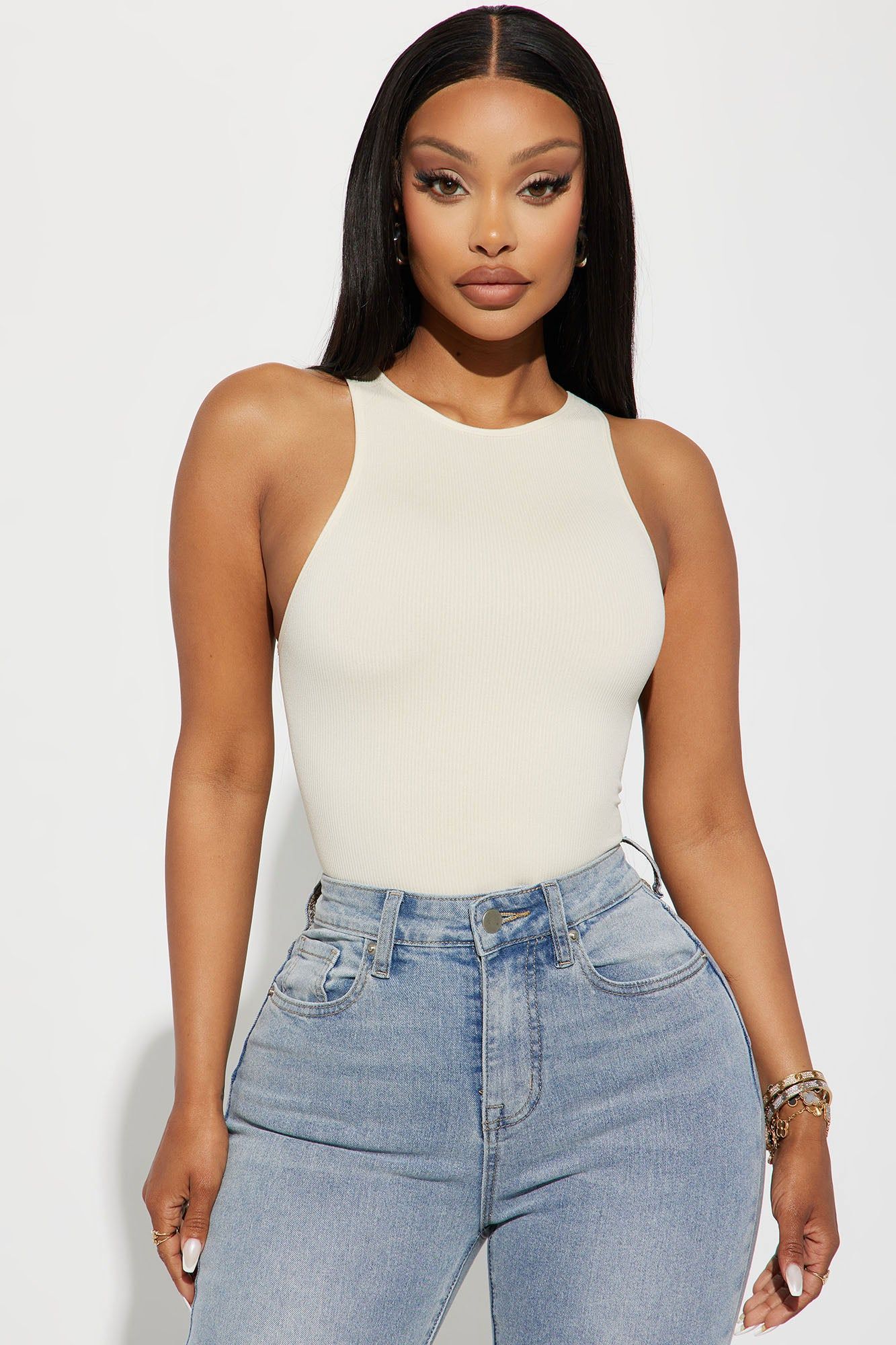 Sienna Seamless Bodysuit - Sand sold by Fashion Nova product image thumbnail 3