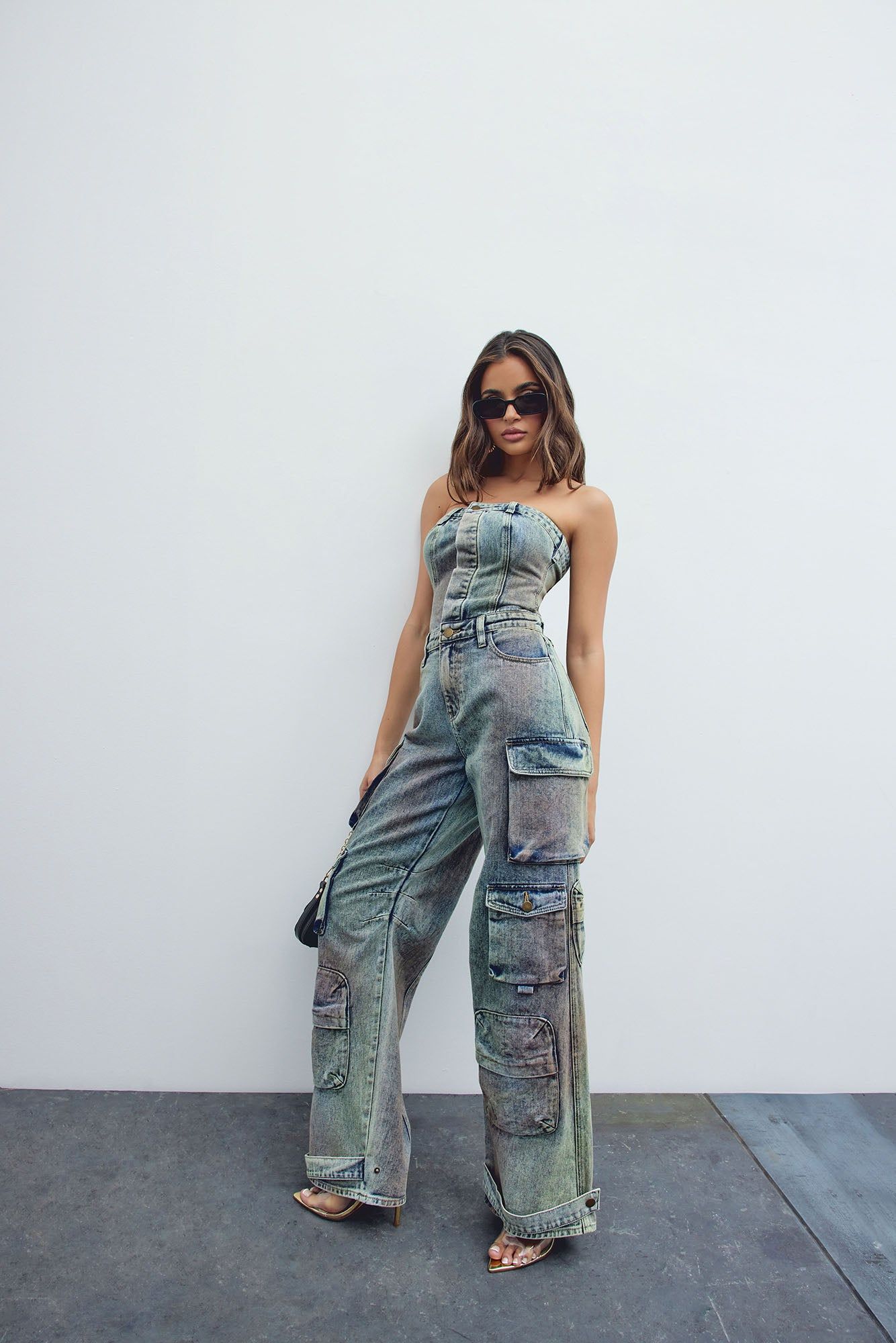 Loosing Touch Denim Jumpsuit - Denim sold by Fashion Nova product image thumbnail 2