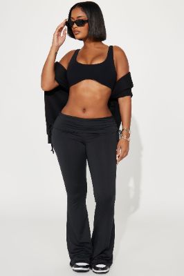 Want It That Way Flare Pant - Black sold by Fashion Nova