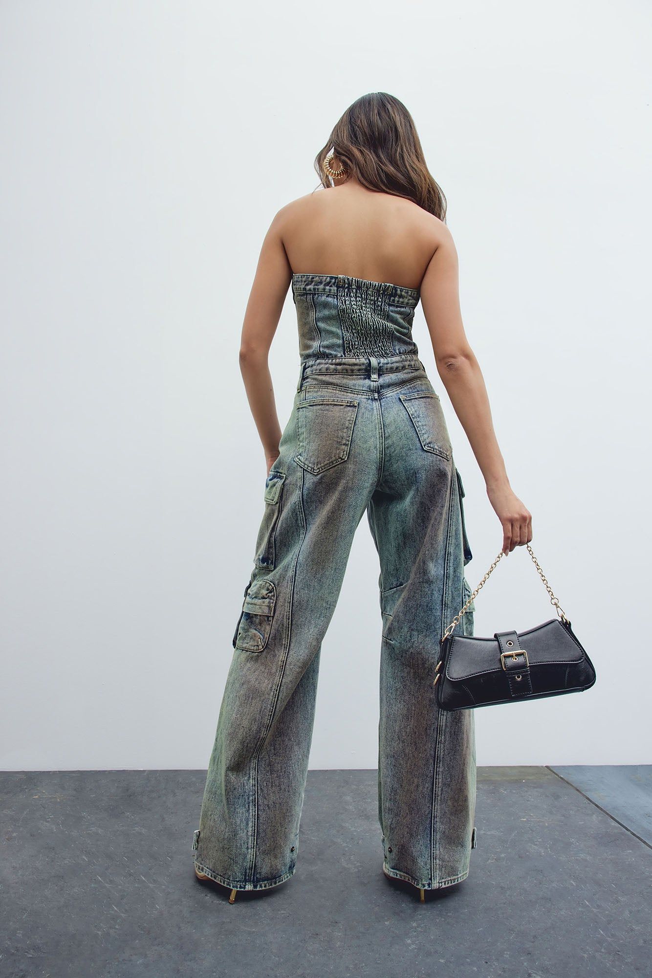 Loosing Touch Denim Jumpsuit - Denim sold by Fashion Nova product image thumbnail 3