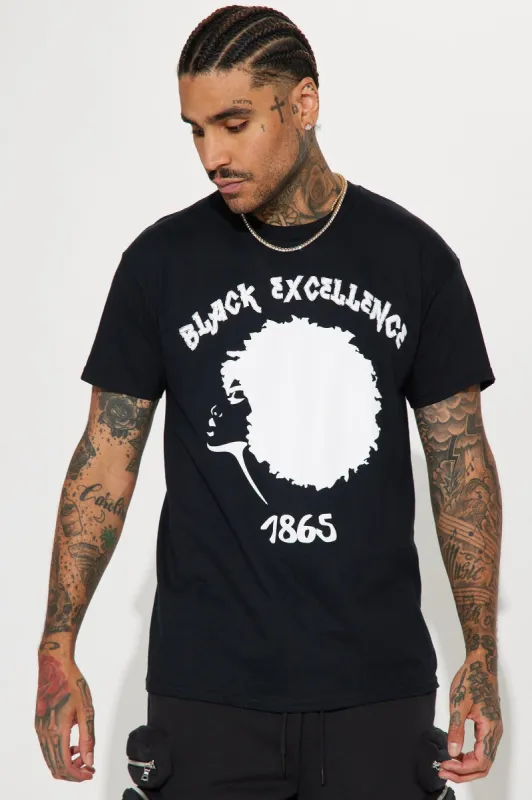 Black Excellence 1865 Short Sleeve Tee - Black sold by Fashion Nova