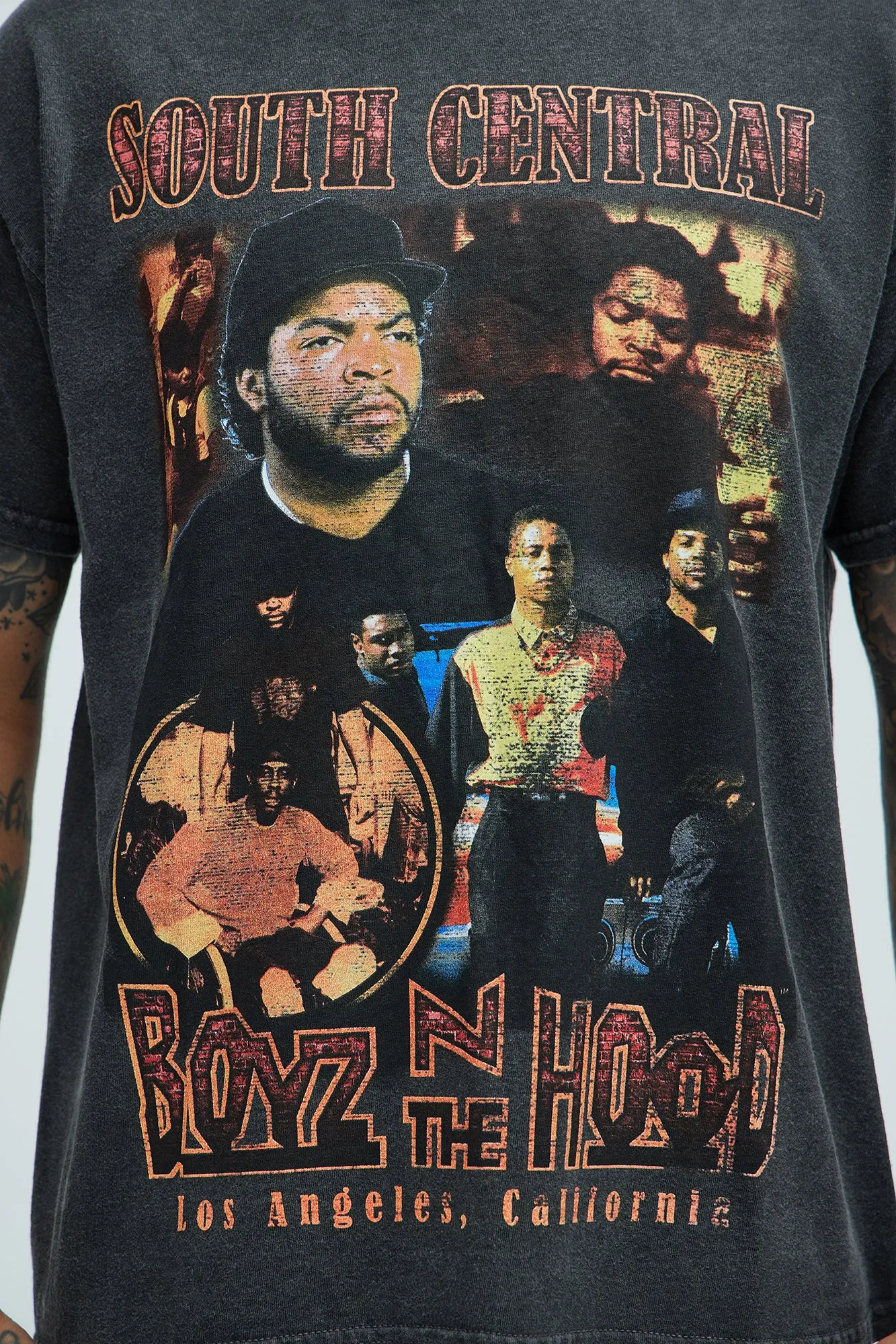 Boyz N The Hood South Central LA Short Sleeve Tee - Black sold by Fashion Nova product image thumbnail 3