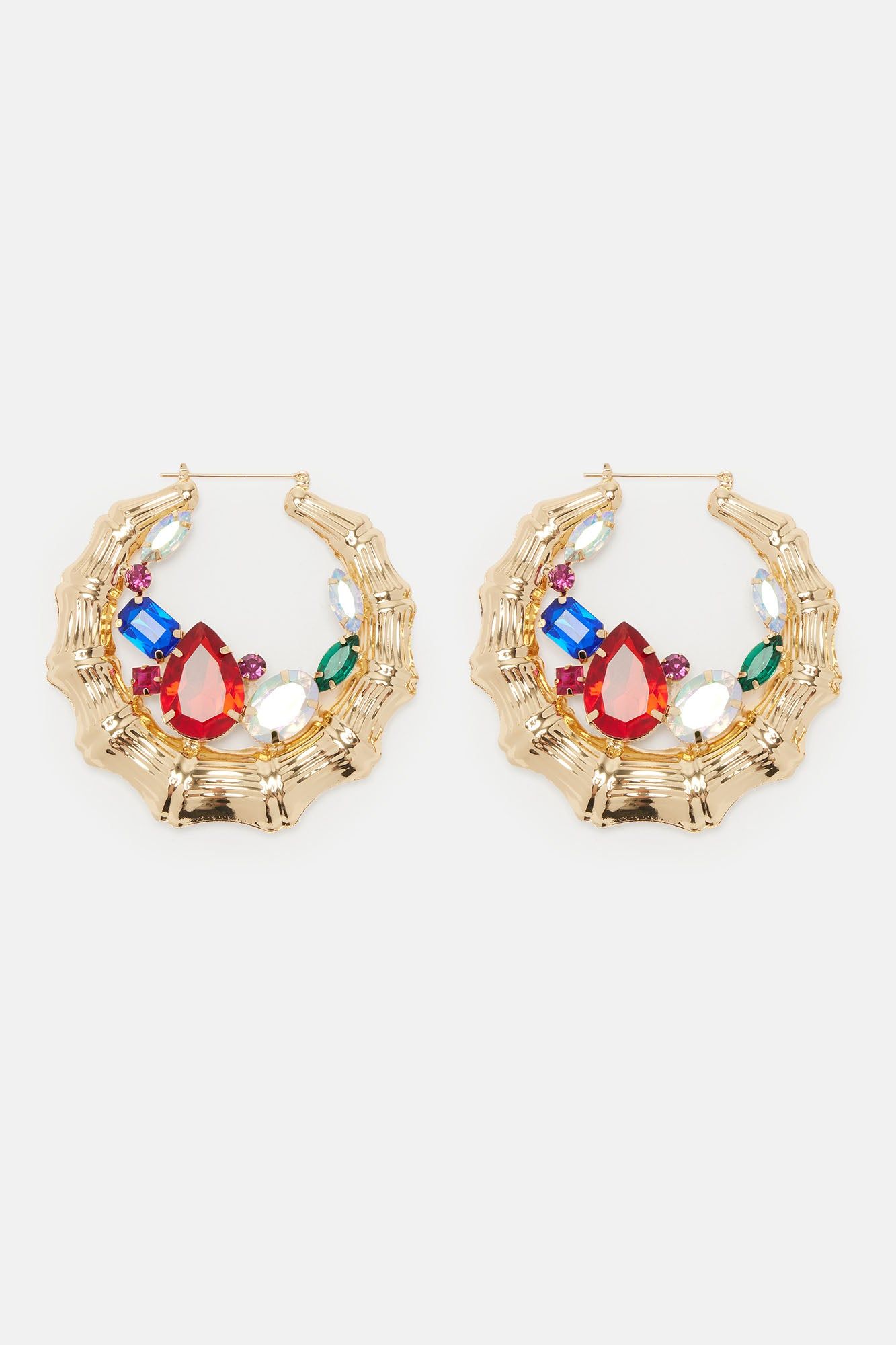 Shine Within Earrings - Gold/Multi sold by Fashion Nova product image thumbnail 3