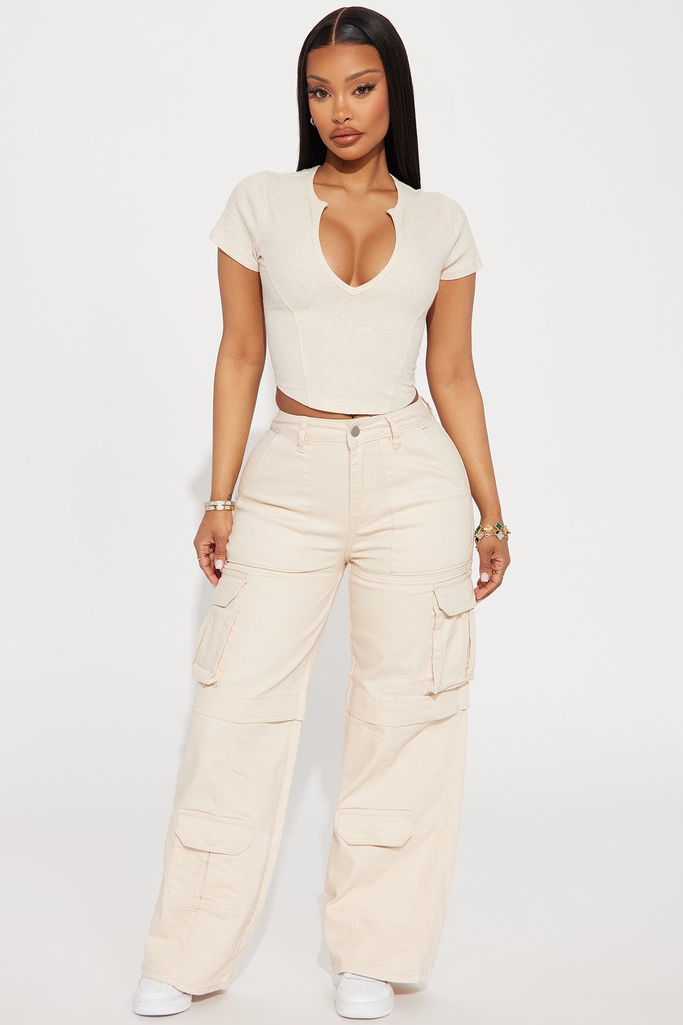 Oksana One Shoulder Bodysuit - Taupe sold by Fashion Nova product image thumbnail 5