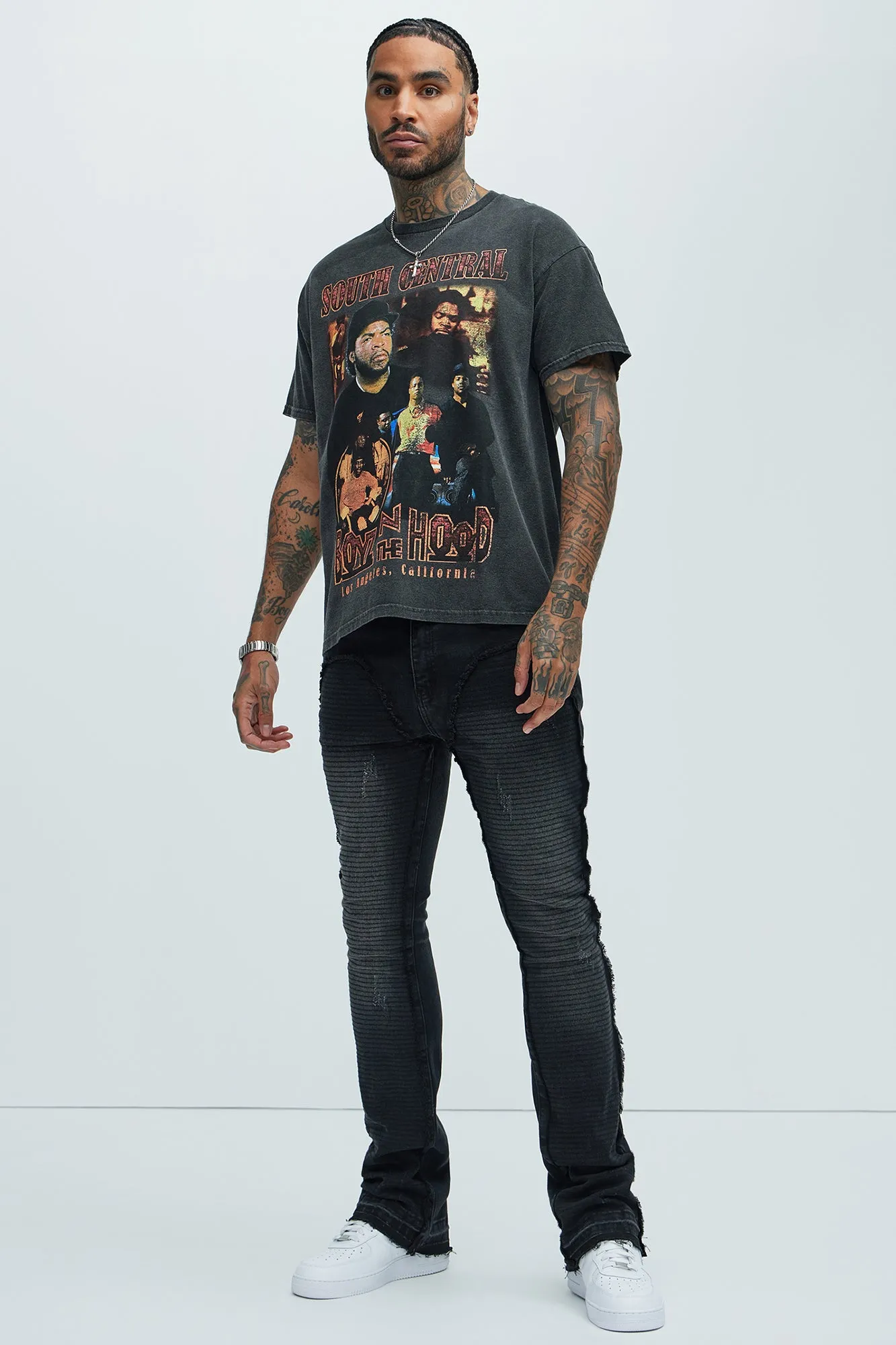 Boyz N The Hood South Central LA Short Sleeve Tee - Black sold by Fashion Nova product image thumbnail 2