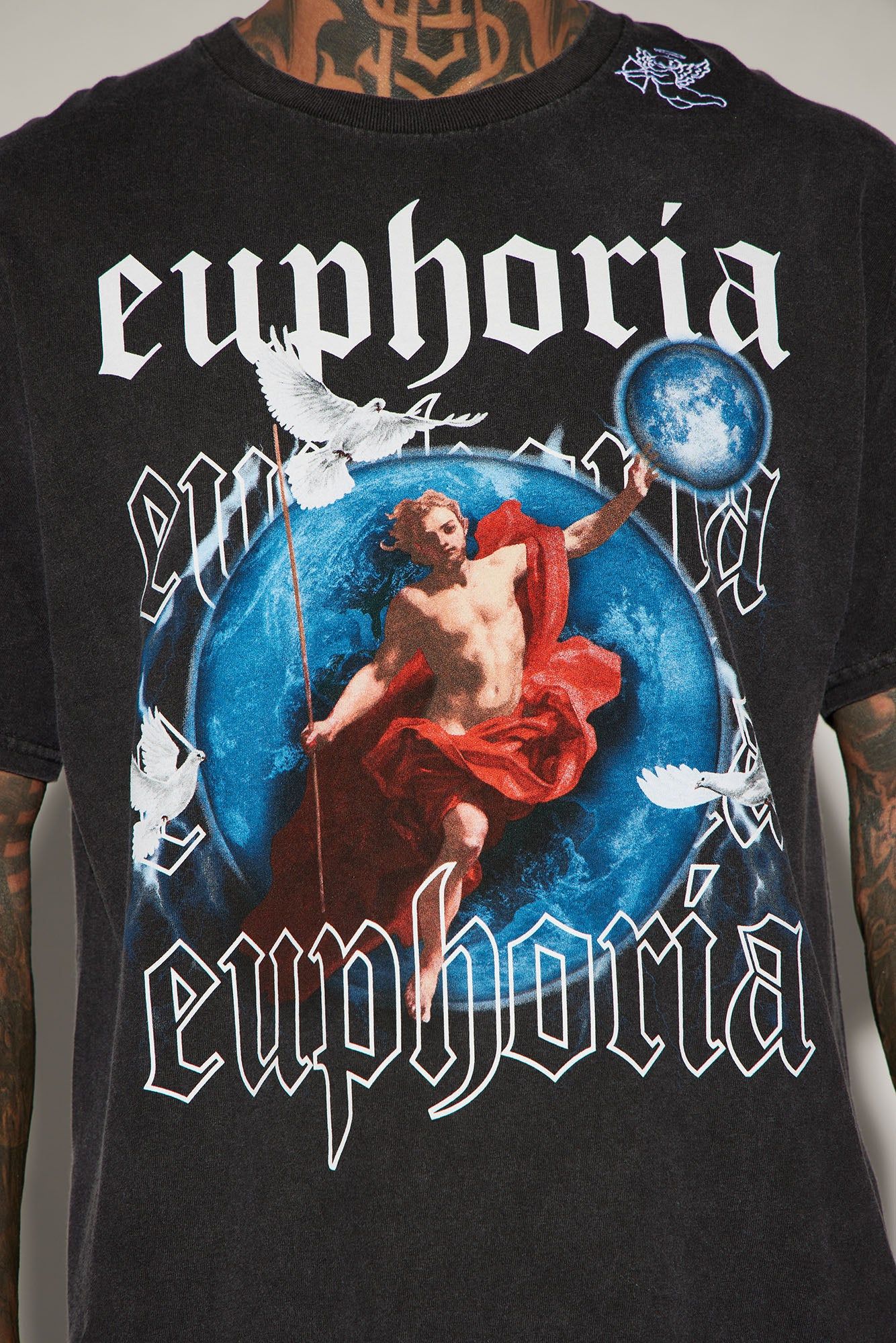 Euphoria Short Sleeve Tee - Black sold by Fashion Nova product image thumbnail 3