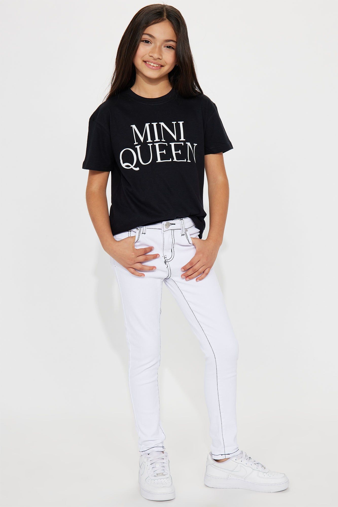Mini Queen Things Short Sleeve Tee II - Black sold by Fashion Nova product image thumbnail 2