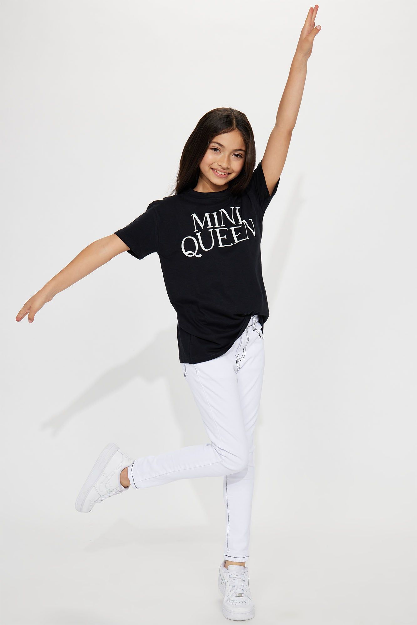 Mini Queen Things Short Sleeve Tee II - Black sold by Fashion Nova product image thumbnail 4