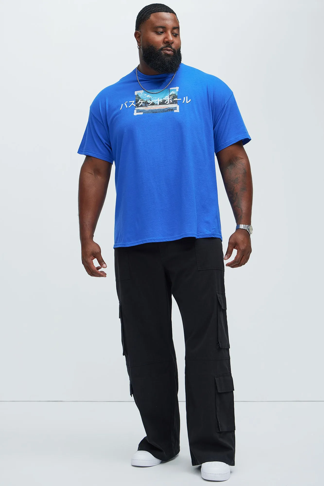 Basketball Anime Short Sleeve Tee - Blue sold by Fashion Nova product image thumbnail 5