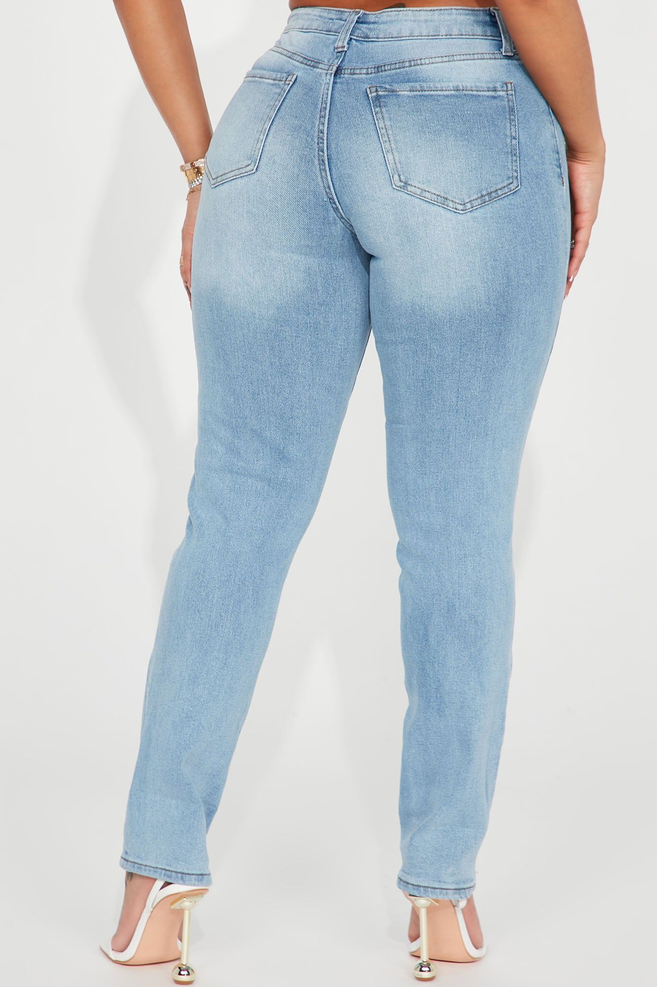 Be Here Now Boyfriend Jeans - Light Wash sold by Fashion Nova product image thumbnail 3