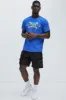 Basketball Anime Short Sleeve Tee - Blue sold by Fashion Nova