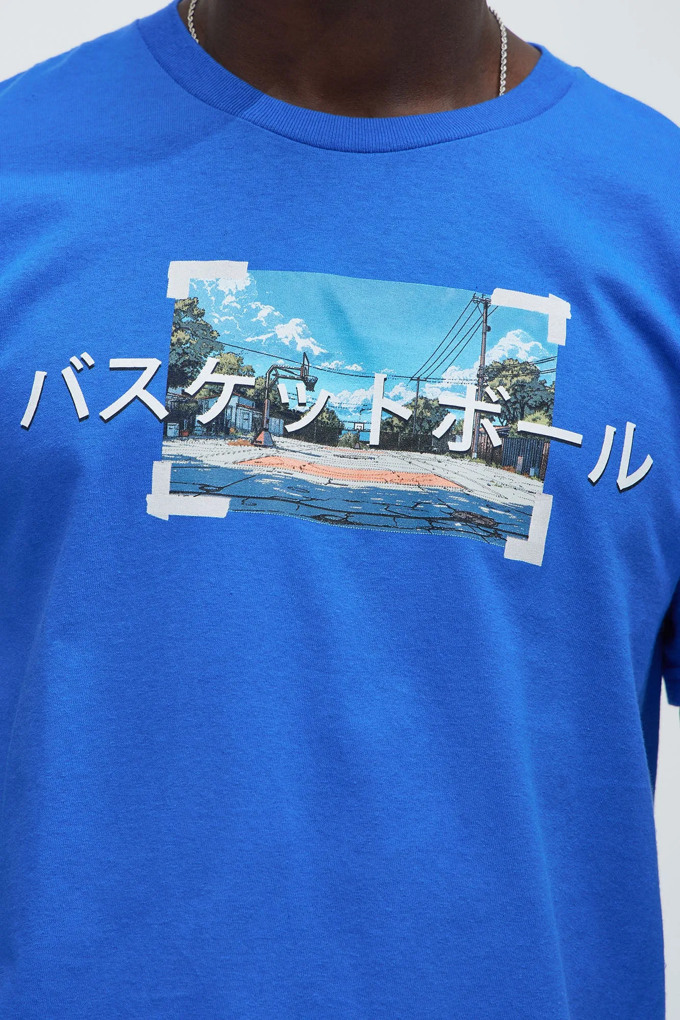 Basketball Anime Short Sleeve Tee - Blue sold by Fashion Nova product image thumbnail 3