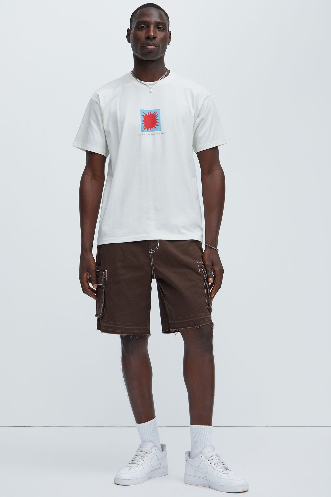 Go With Your Heart Short Sleeve Tee - Off White sold by Fashion Nova product image thumbnail 2