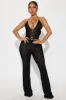 Ring Me Around Lace Jumpsuit - Black sold by Fashion Nova