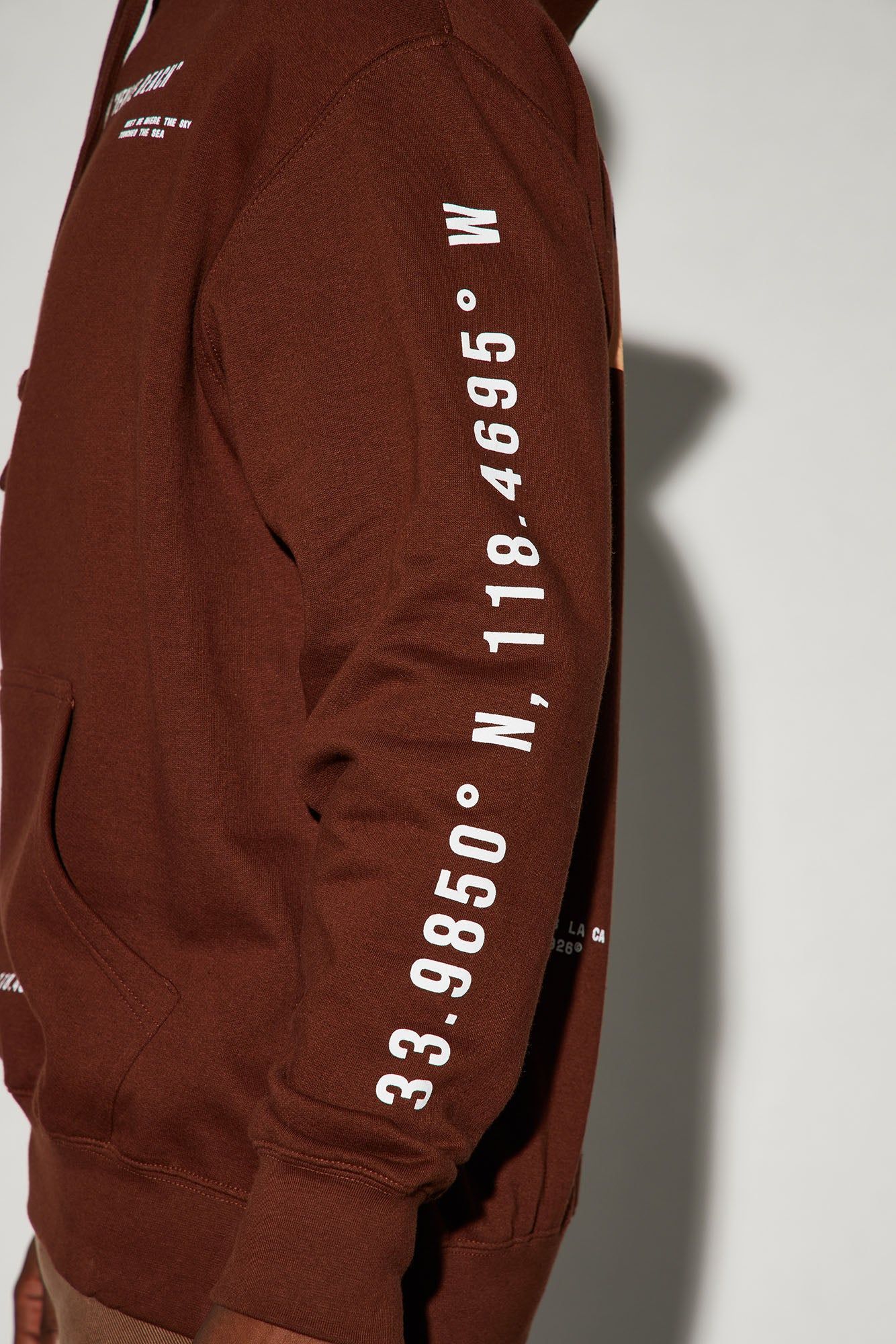 Venice Beach LA California Hoodie - Brown sold by Fashion Nova product image thumbnail 5