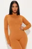 Chloe Seamless Jumpsuit - Camel sold by Fashion Nova
