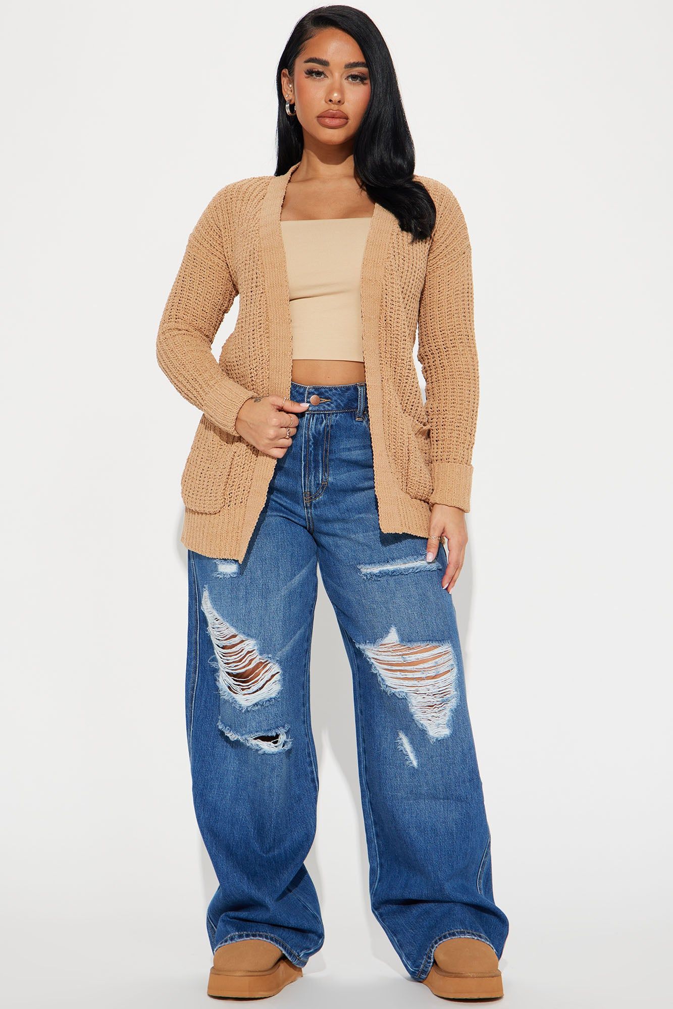 Nora Cardigan - Tan sold by Fashion Nova product image thumbnail 2
