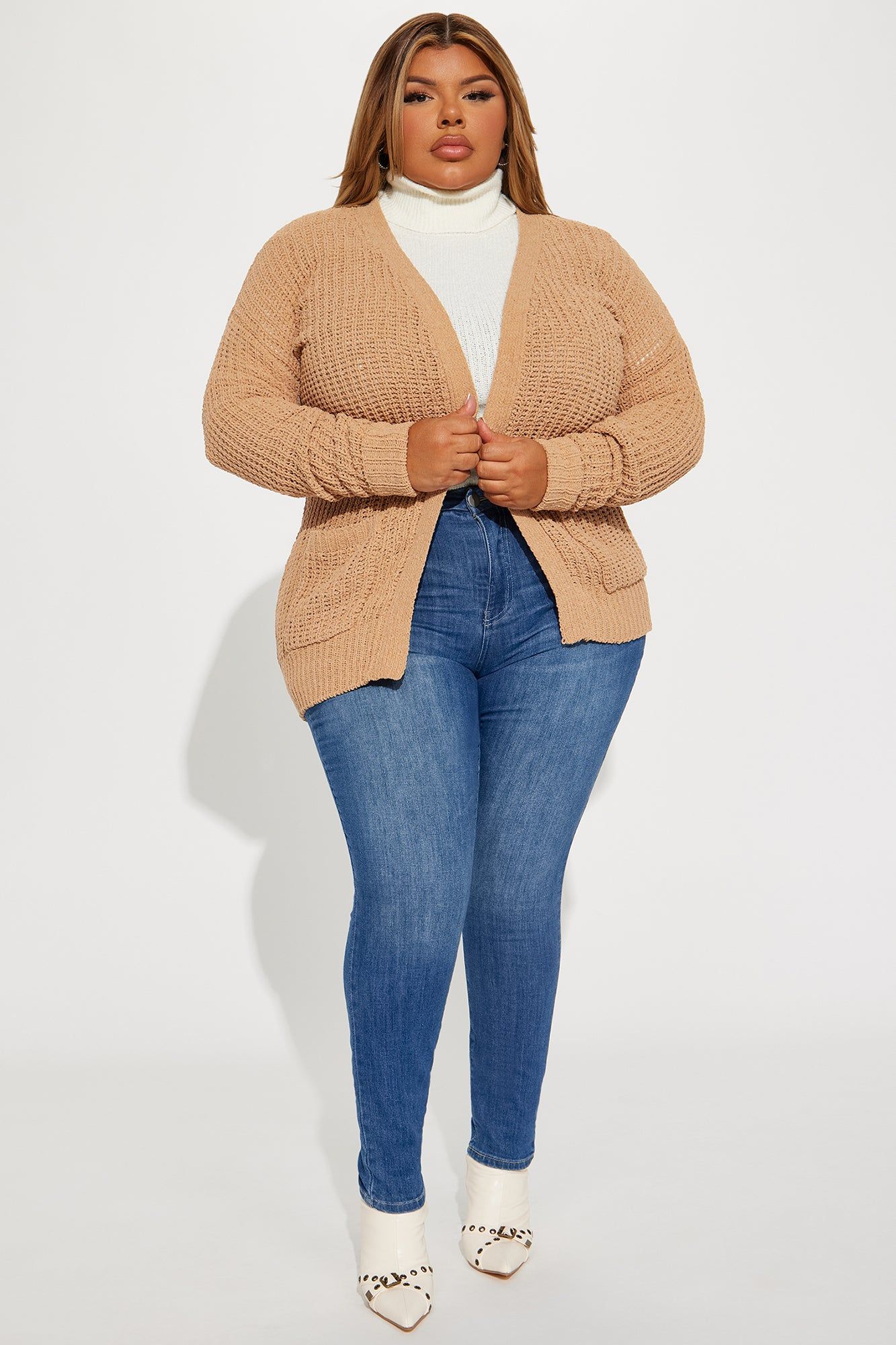 Nora Cardigan - Tan sold by Fashion Nova product image thumbnail 4