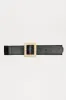 Leading Them On Stretch Belt - Black sold by Fashion Nova