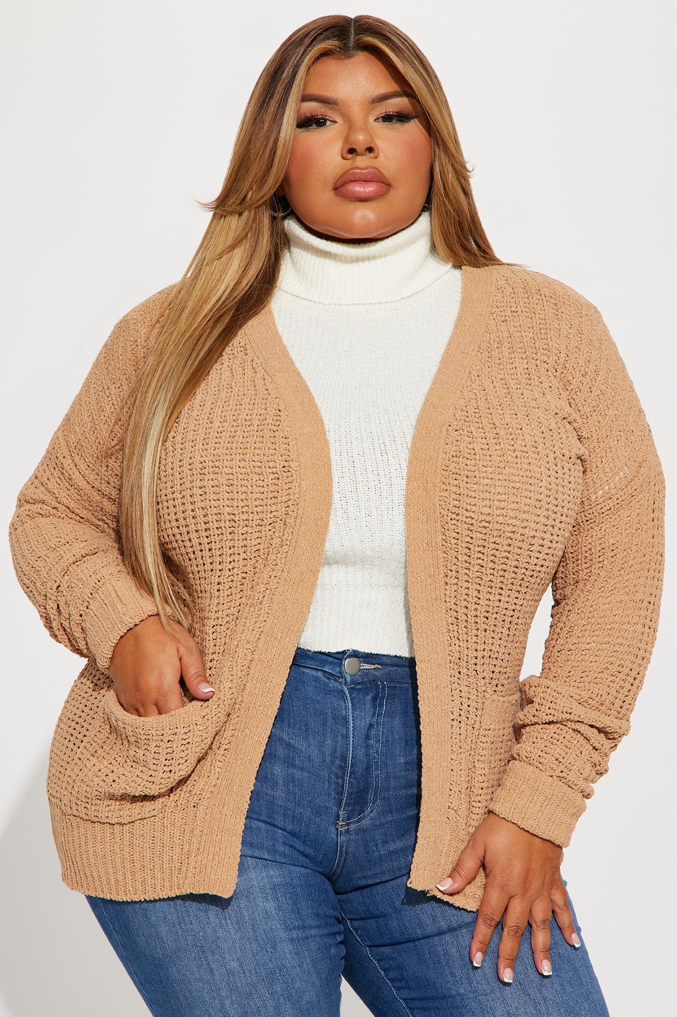 Nora Cardigan - Tan sold by Fashion Nova product image thumbnail 5