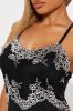 Sensual And Sweet Lace Chemise - Black sold by Fashion Nova