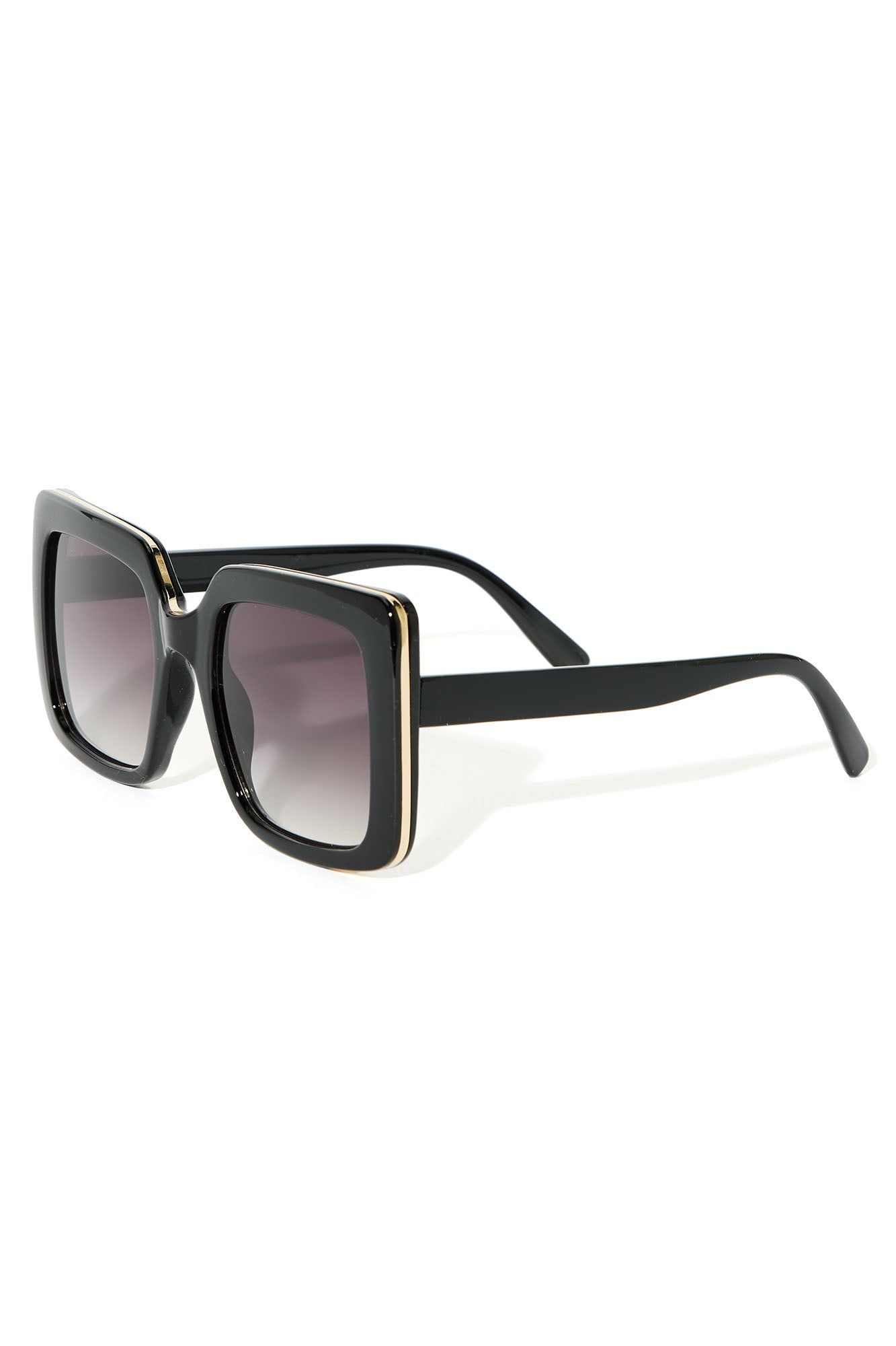 On My Best Behavior Sunglasses - Black sold by Fashion Nova product image thumbnail 3