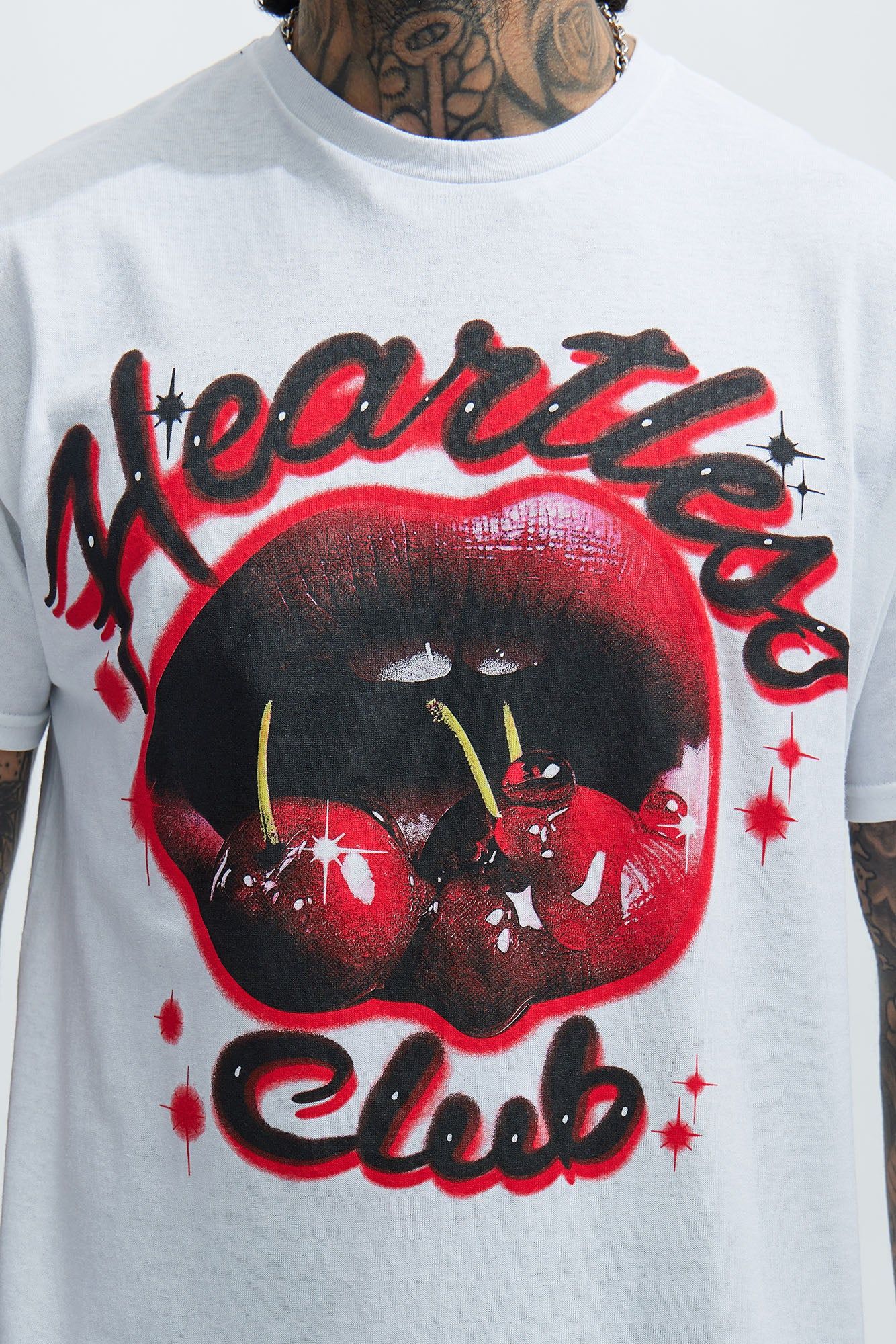 Heartless Club Short Sleeve Tee - White sold by Fashion Nova product image thumbnail 3