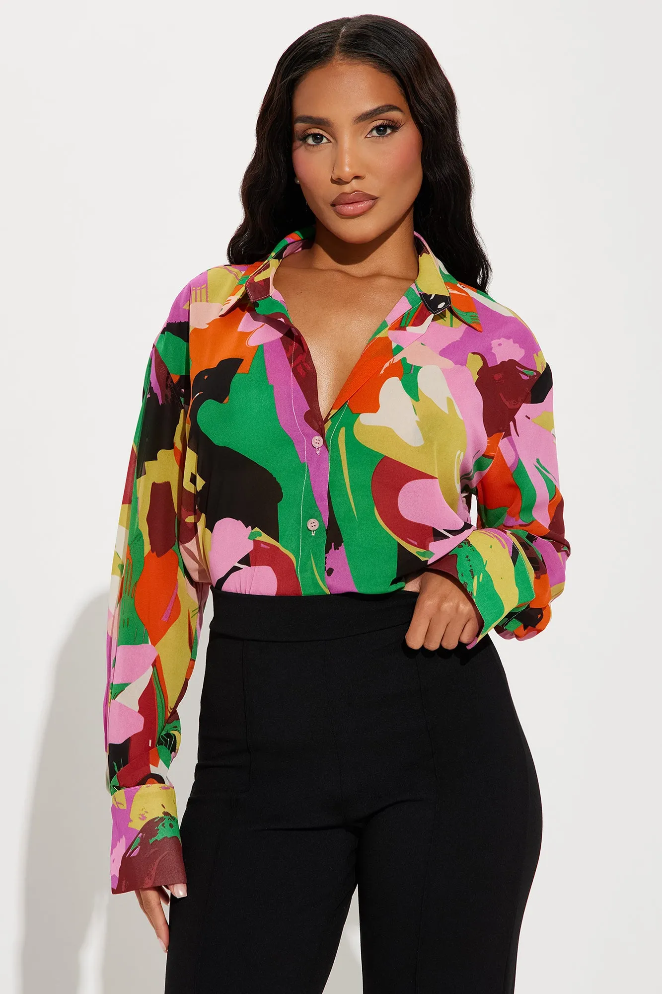 Artistic Soul Shirt - Multi Color sold by Fashion Nova