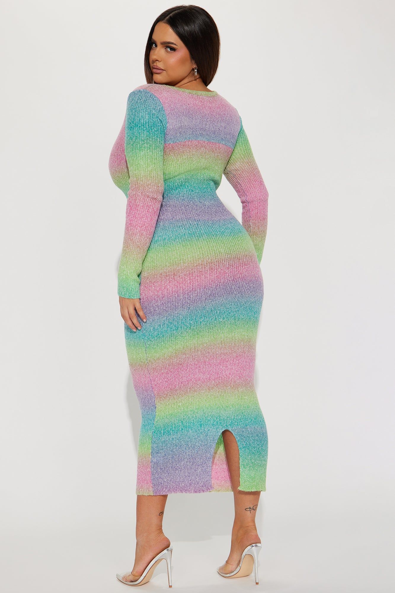 Vivian Sweater Maxi Dress - Multi Color sold by Fashion Nova product image thumbnail 6