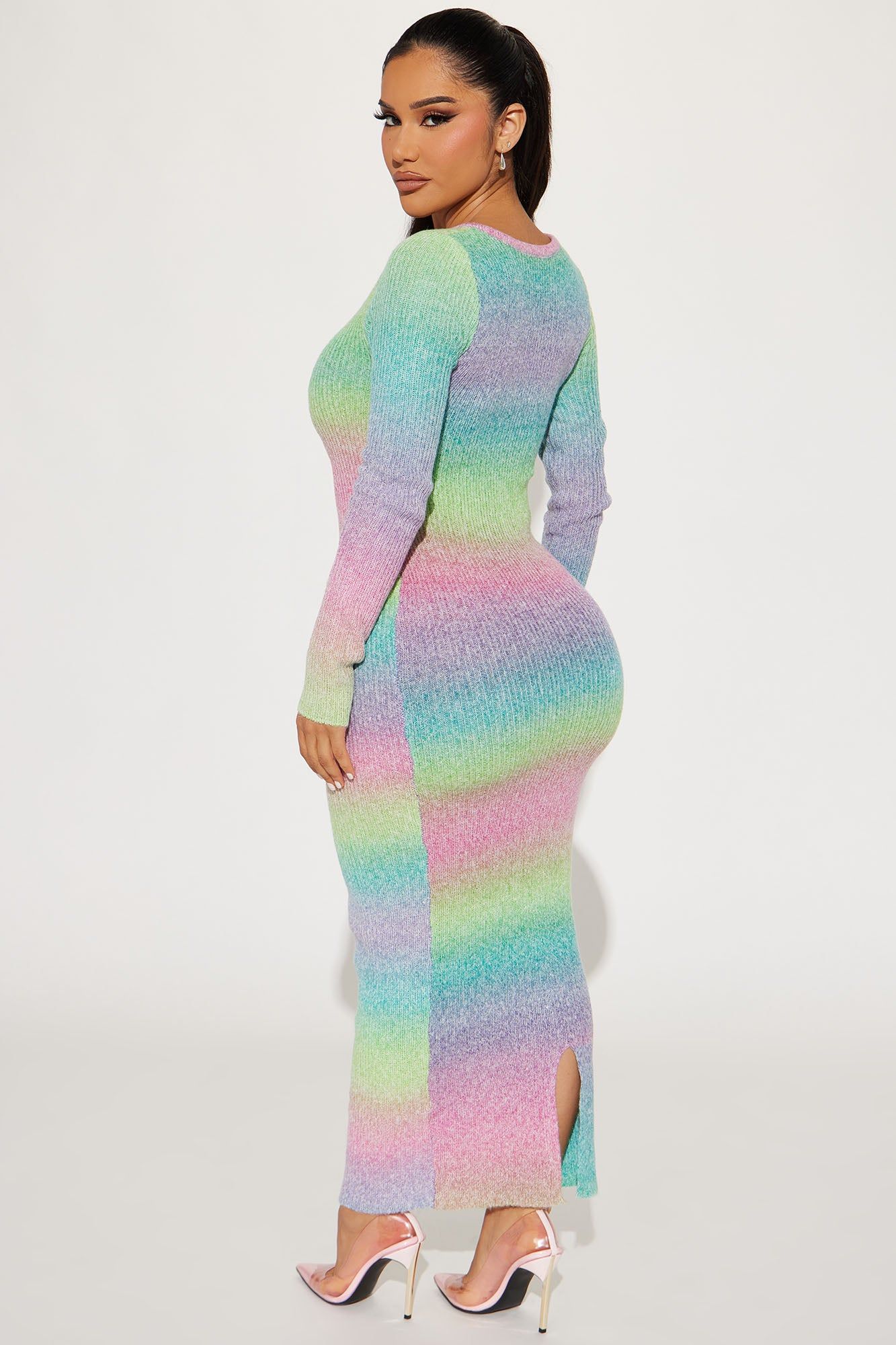 Vivian Sweater Maxi Dress - Multi Color sold by Fashion Nova product image thumbnail 3