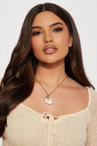 Seek To Sea More Necklace - Gold sold by Fashion Nova