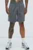 Kamari Textured Shorts - Grey/combo sold by Fashion Nova