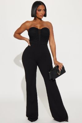 Never Ending Romance Jumpsuit - Black made by Fashion Nova