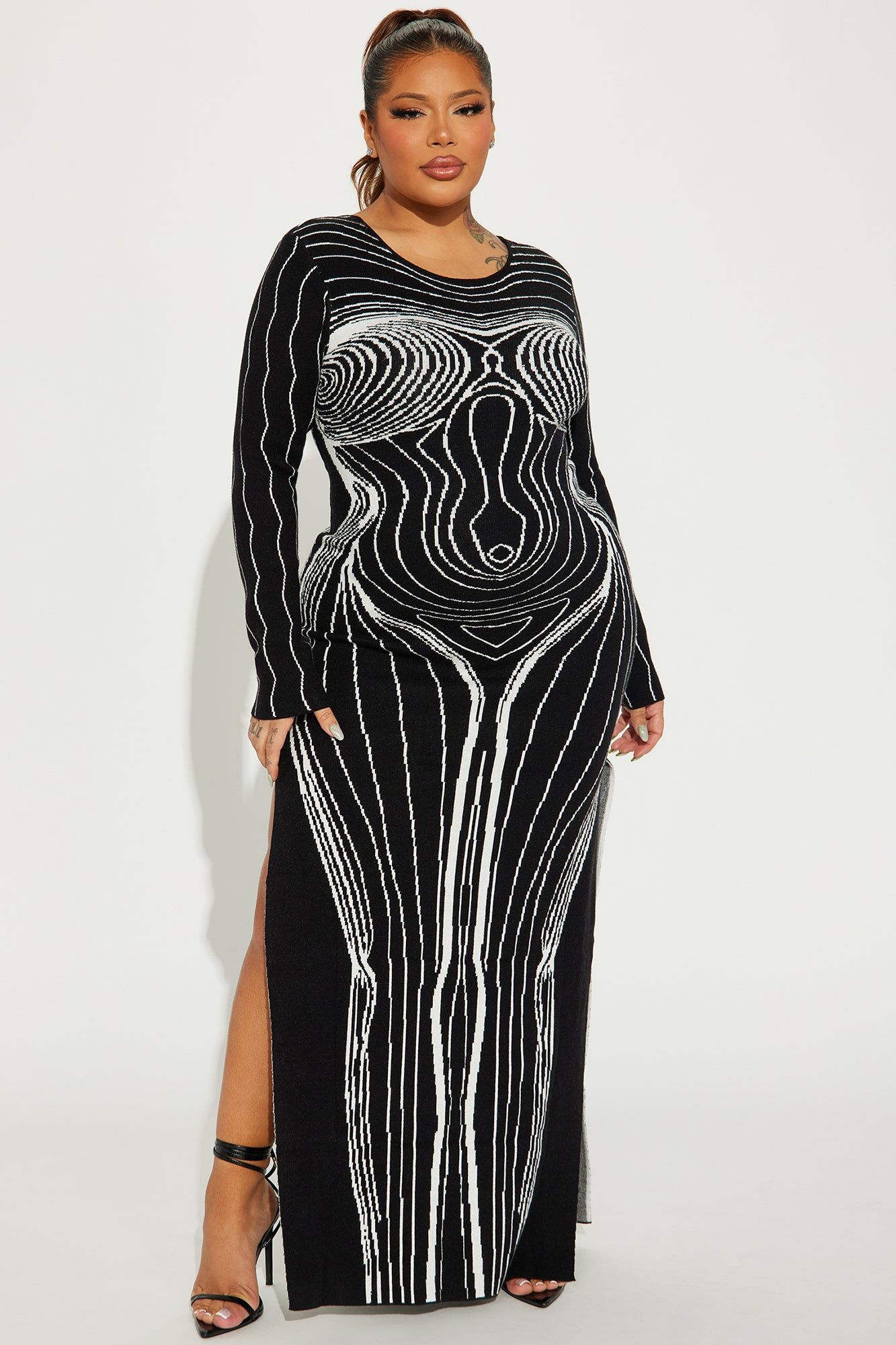 Body Heat Sweater Maxi Dress - Black sold by Fashion Nova product image thumbnail 4