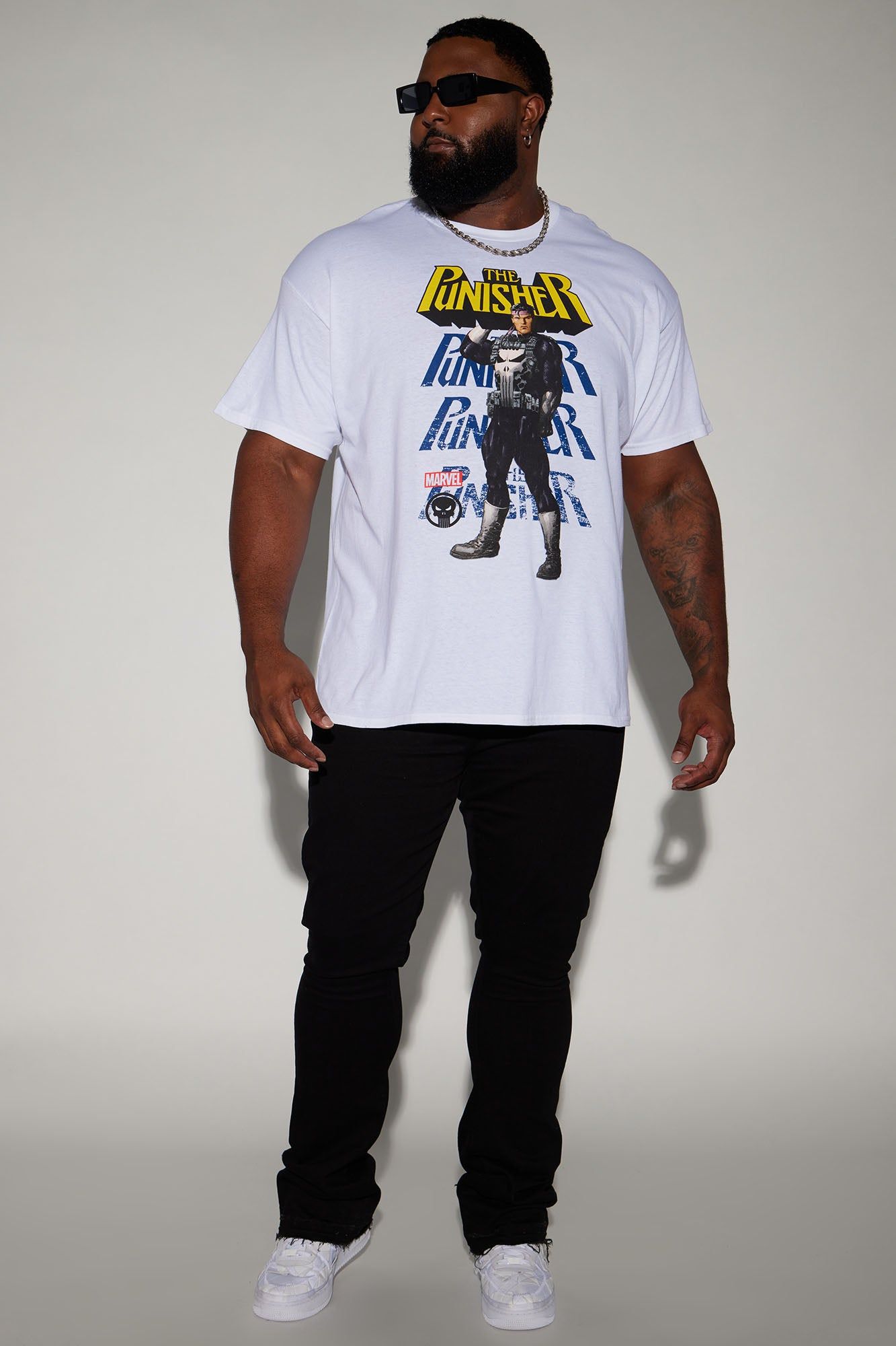 The Punisher Comicbook Cover Short Sleeve Tee - White sold by Fashion Nova product image thumbnail 5