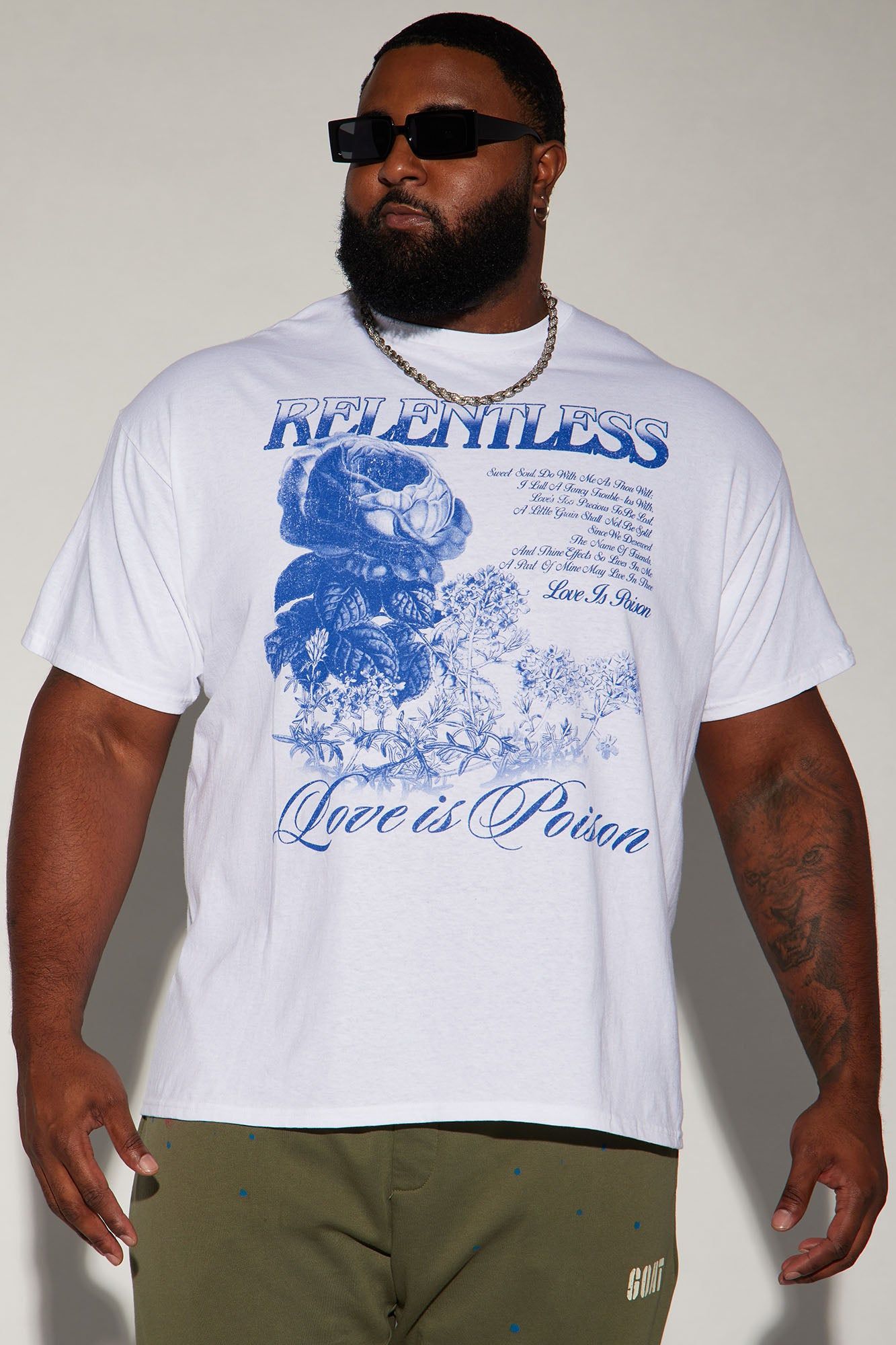 Love Is Poison Short Sleeve Tee - White sold by Fashion Nova product image thumbnail 4