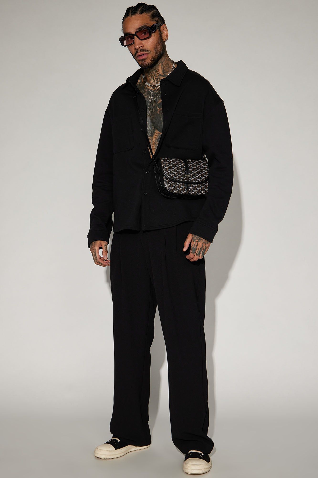 Tyson Fleece Shacket - Black sold by Fashion Nova product image thumbnail 2