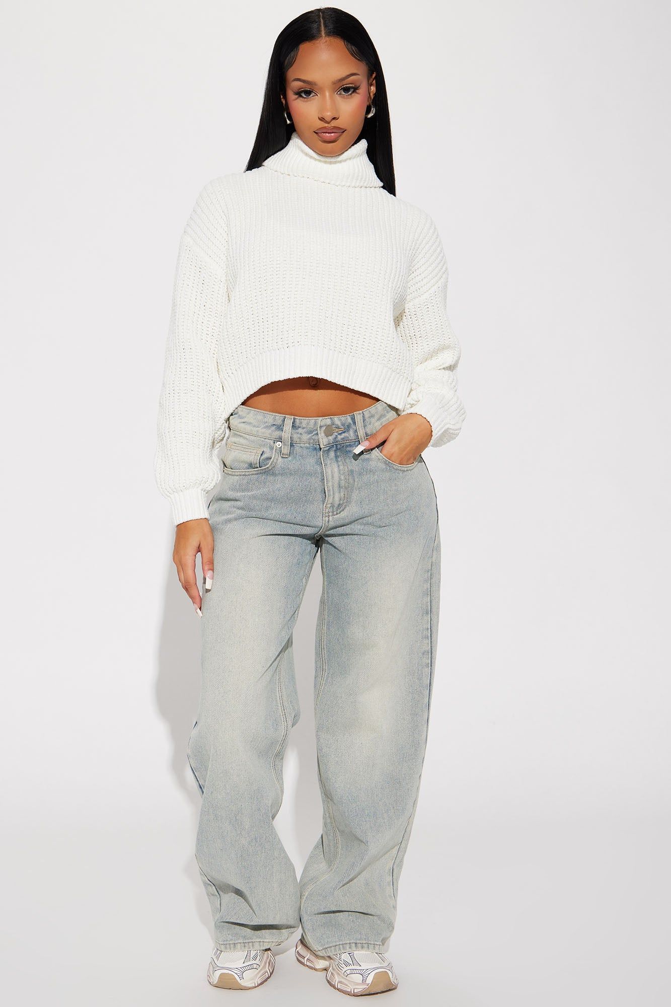 Delvina Turtleneck Sweater - Ivory sold by Fashion Nova product image thumbnail 2