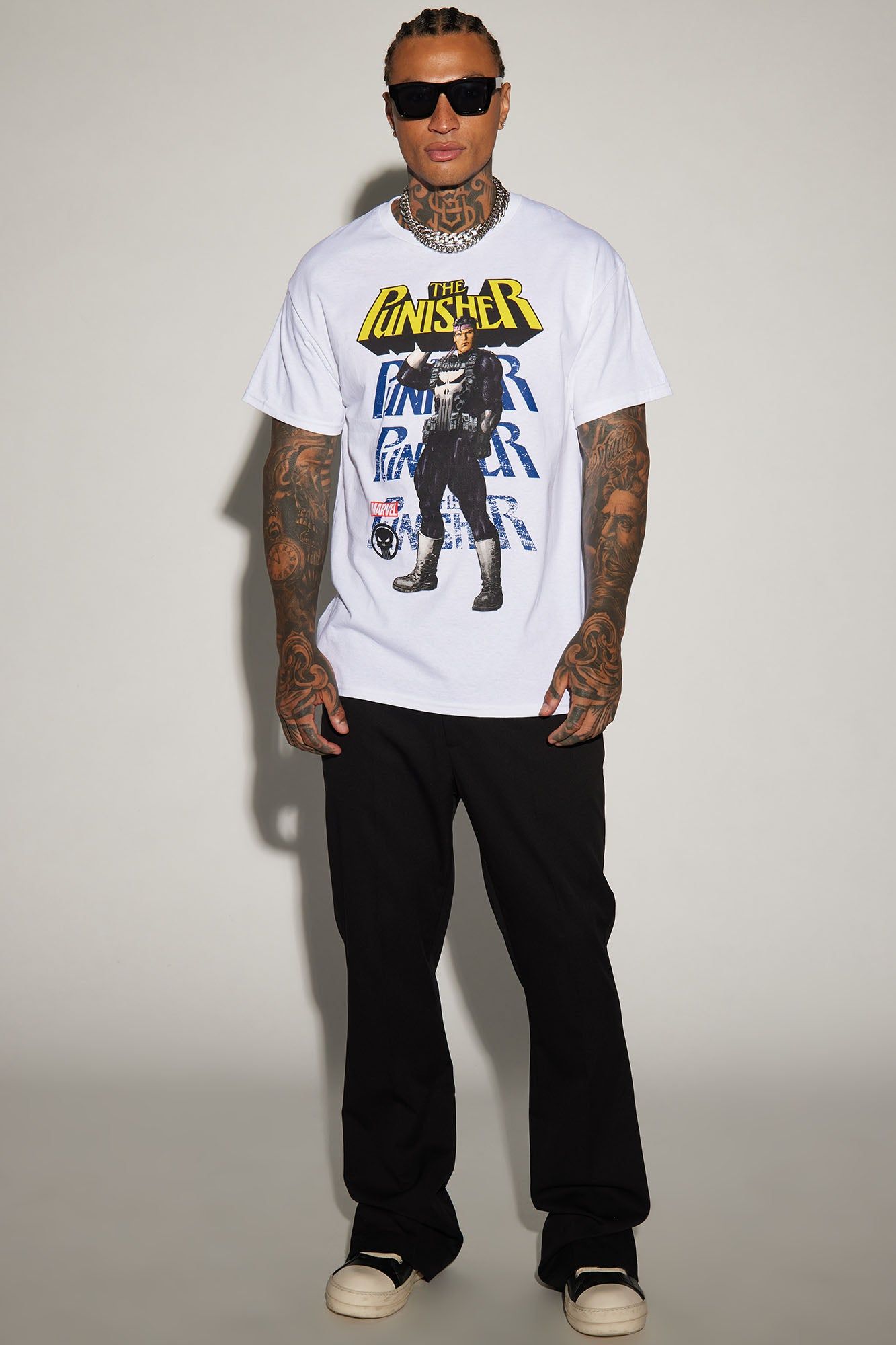 The Punisher Comicbook Cover Short Sleeve Tee - White sold by Fashion Nova product image thumbnail 2