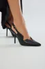 Brightest Star Slingback Pumps - Black sold by Fashion Nova
