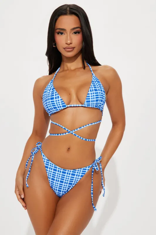 Michi Reversible 2 Piece Bikini - Blue/combo sold by Fashion Nova