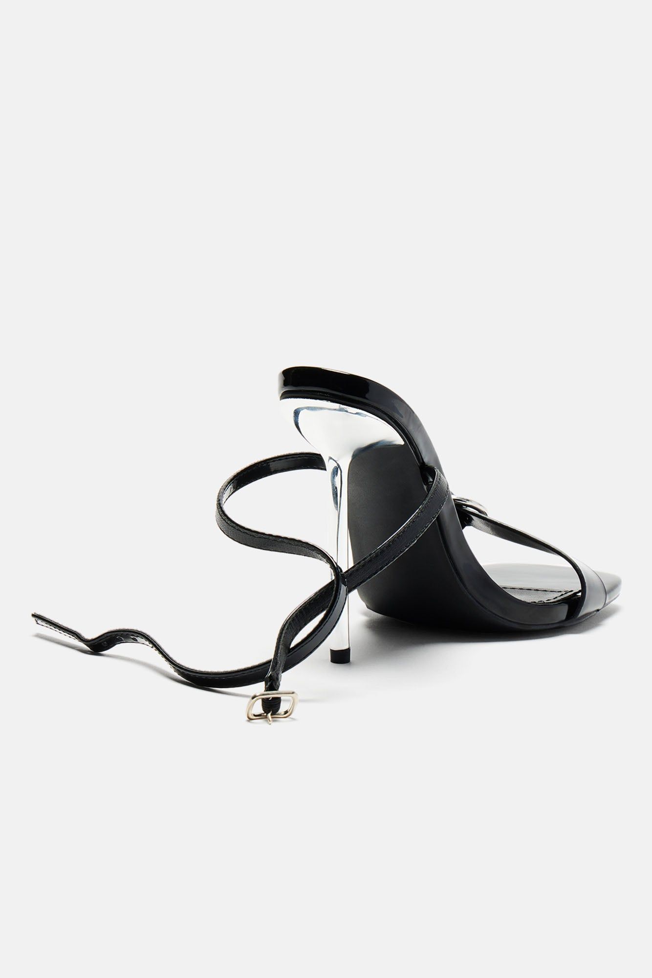 Aniyah Buckle Heeled Sandals - Black sold by Fashion Nova product image thumbnail 5