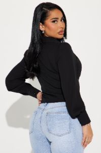 A Way With Words Shirt - Black sold by Fashion Nova