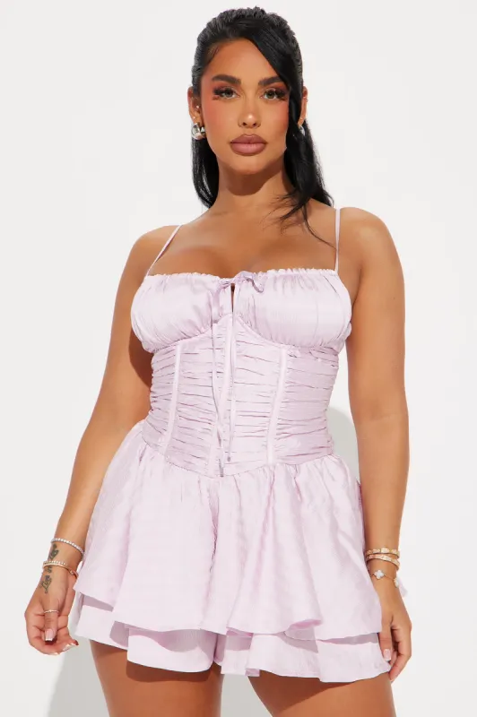 True Romantic Romper - Pink sold by Fashion Nova