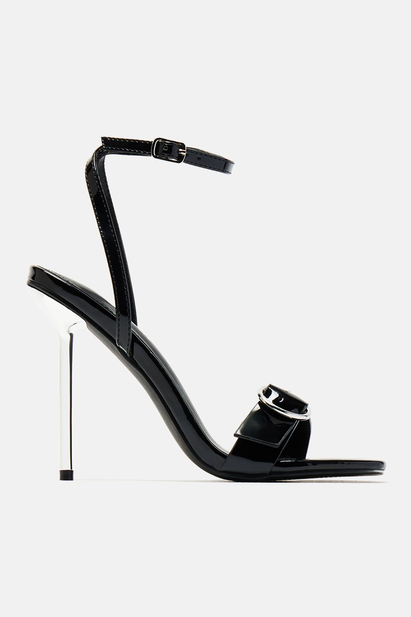 Aniyah Buckle Heeled Sandals - Black sold by Fashion Nova product image thumbnail 2