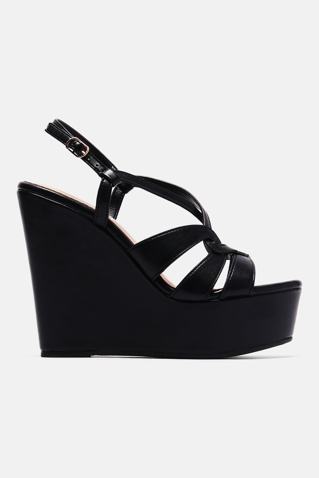 Ashlie Wedges - Black sold by Fashion Nova product image thumbnail 4