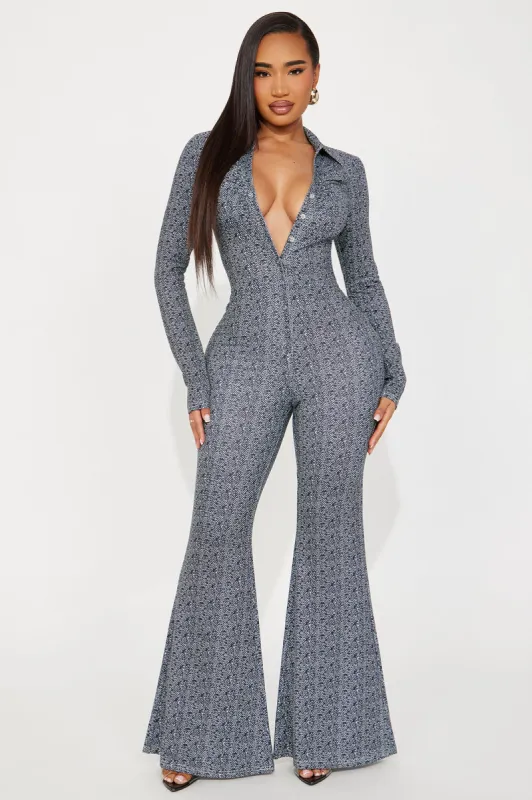 Perla Jumpsuit - Black/combo sold by Fashion Nova