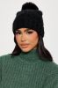 Winter Fun Pom Beanie - Black sold by Fashion Nova